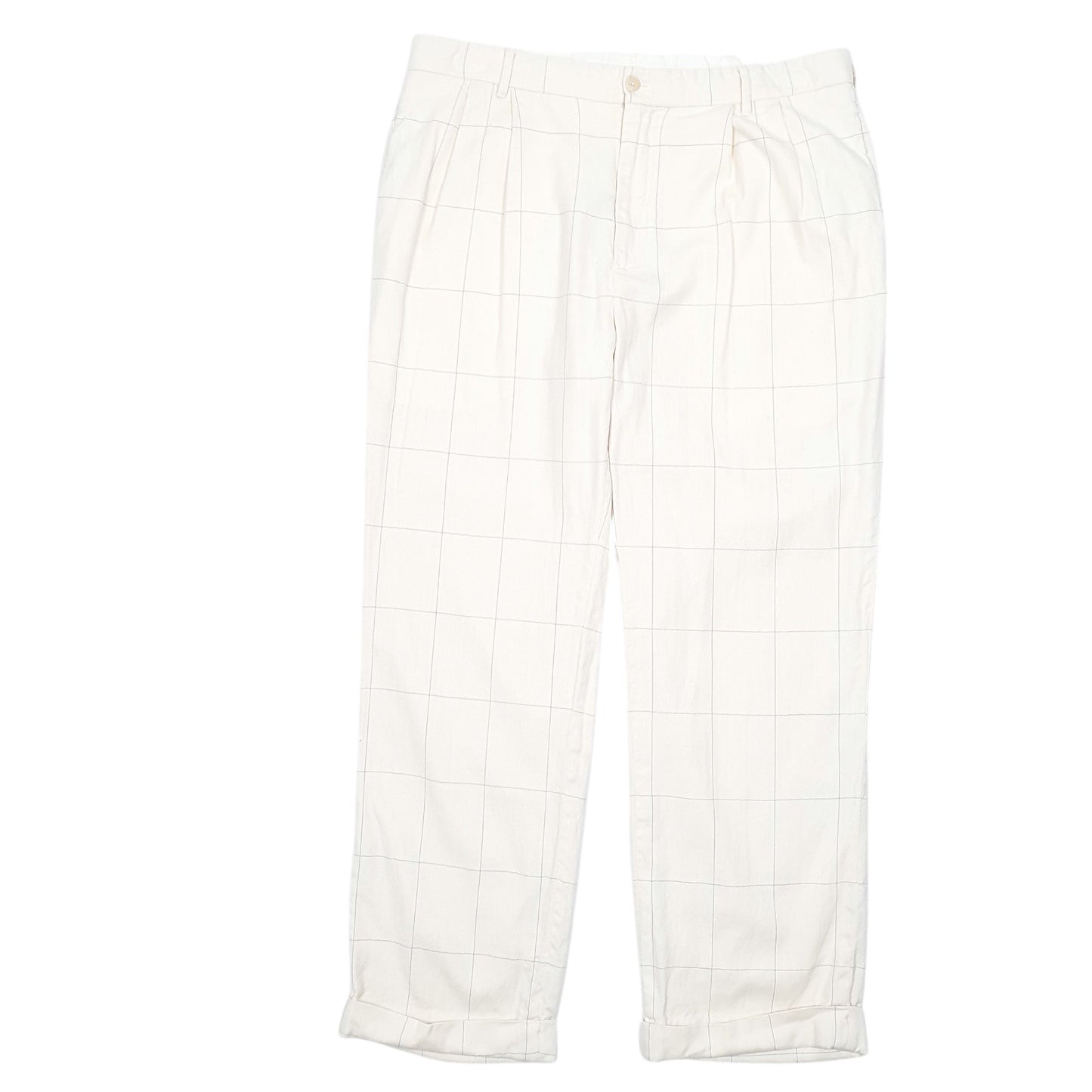 Mens Cream Polo Ralph Lauren Golf Blend Double Pleated Chino Trousers