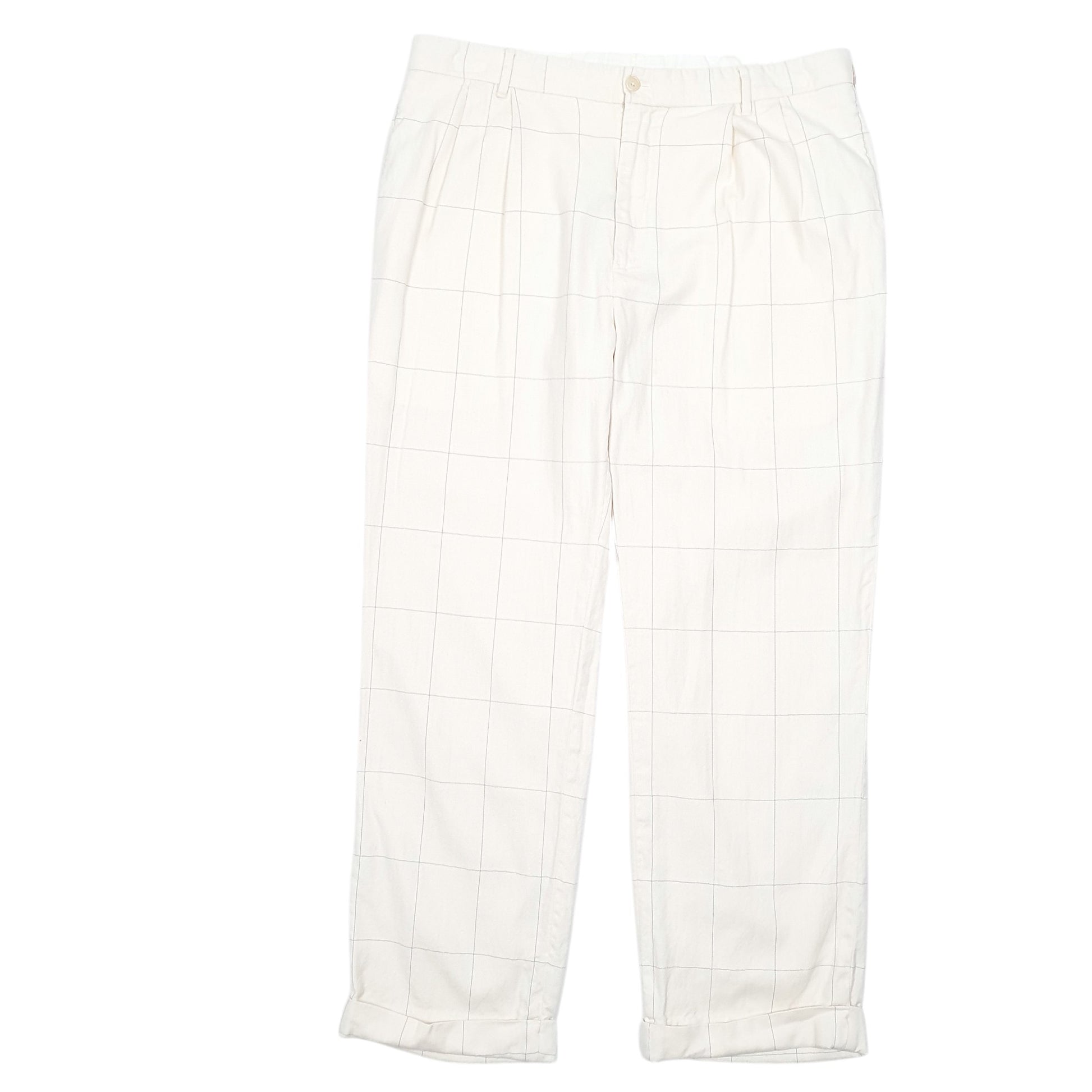 Mens Cream Polo Ralph Lauren Golf Blend Double Pleated Chino Trousers