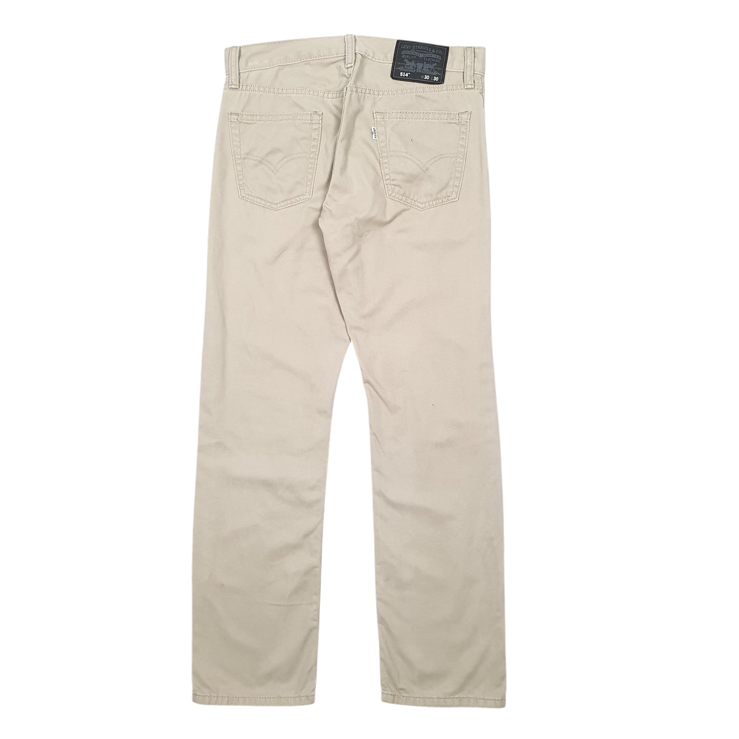 Mens Beige Levis 514 Chino Trousers