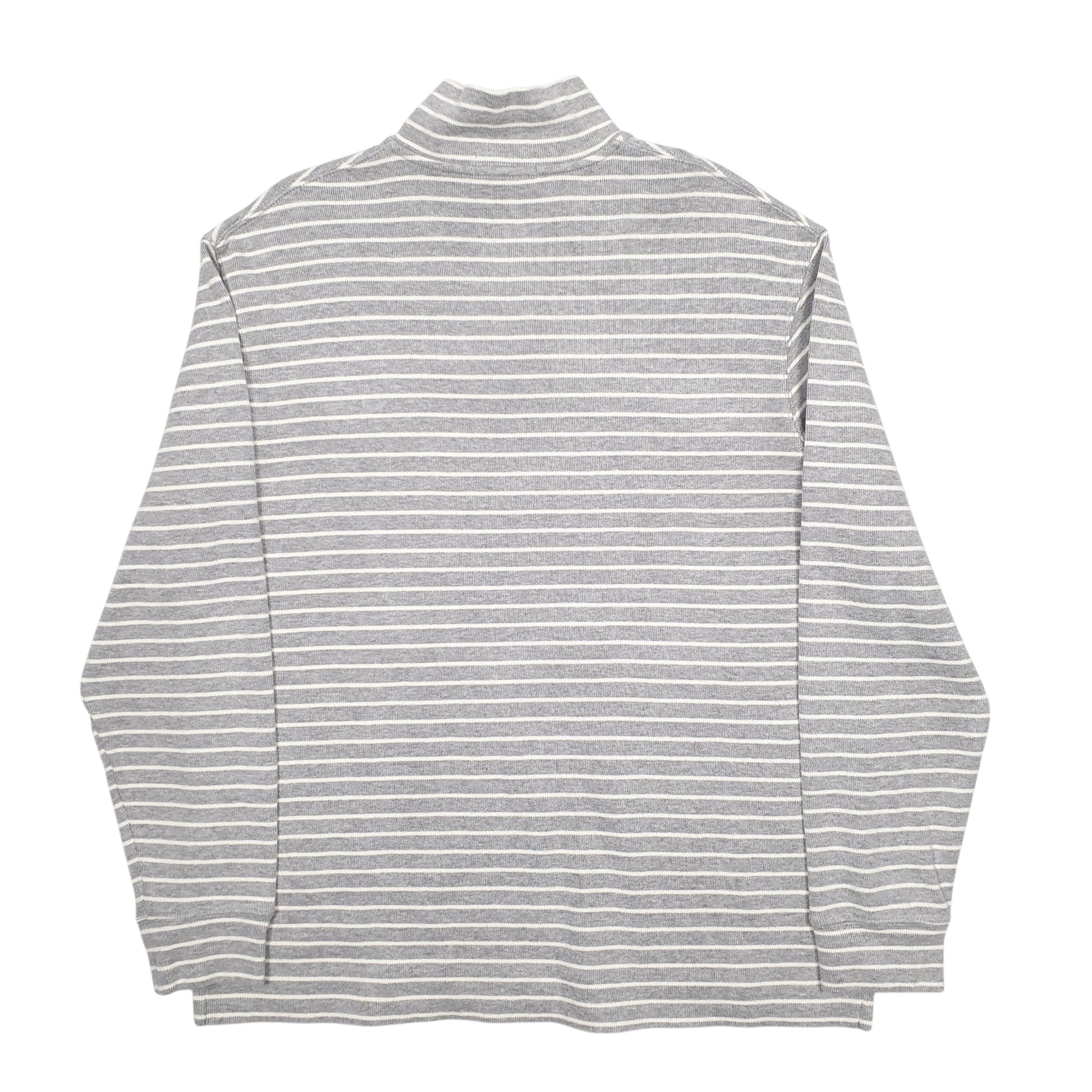 Mens Grey Ralph Lauren  Quarter Zip Jumper