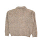Womens Beige Allen Solly Vintage 1990s Chunky Knit Cardigan Jumper