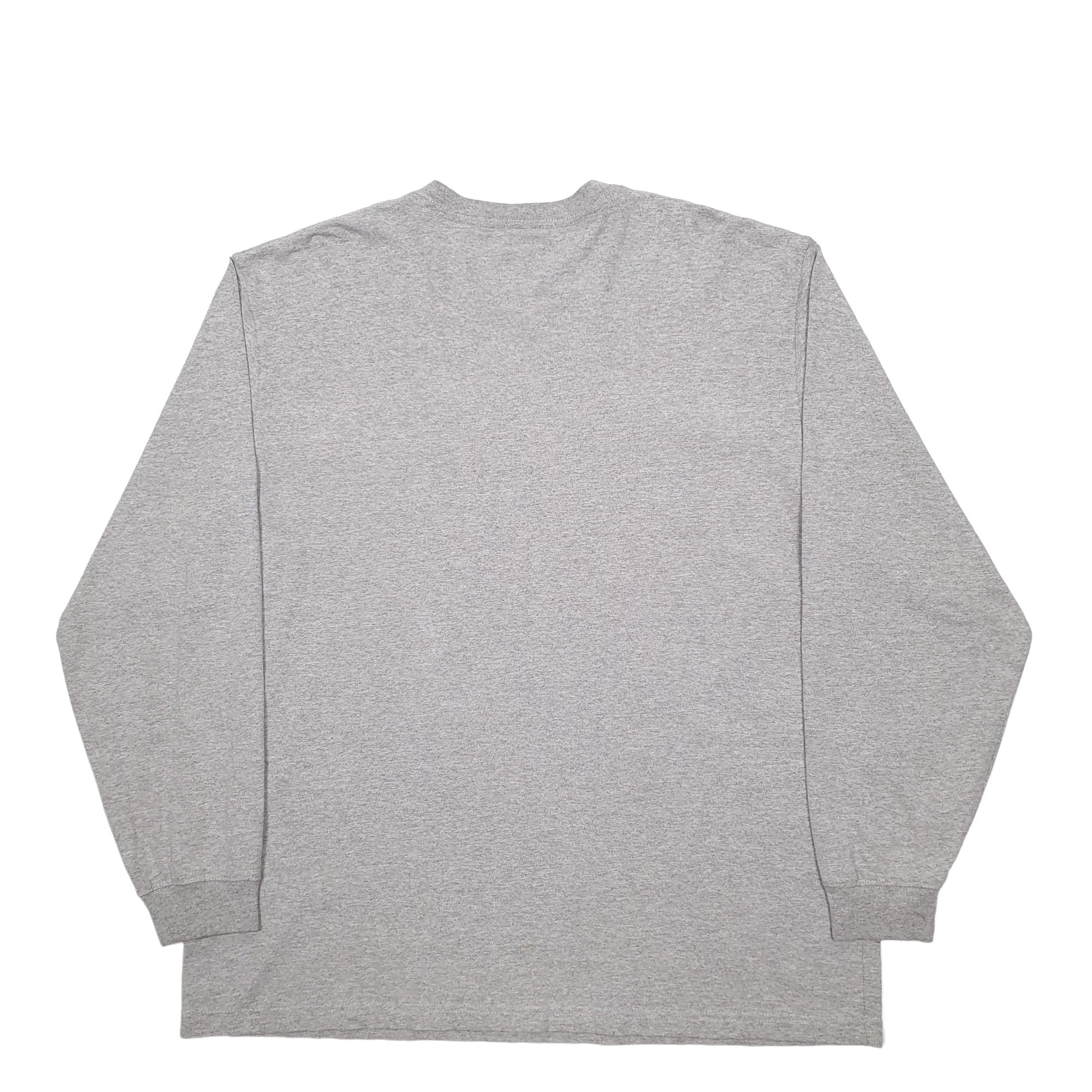 Mens Grey Carhartt  Long Sleeve T Shirt