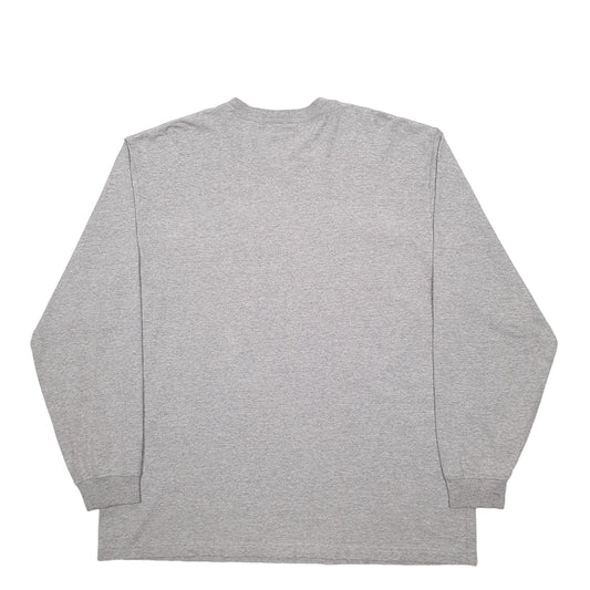 Mens Grey Carhartt  Long Sleeve T Shirt