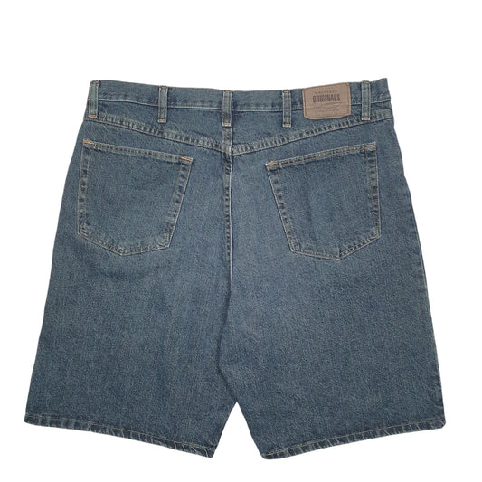 Mens Blue Wrangler Denim Jeans Jorts Denim Shorts