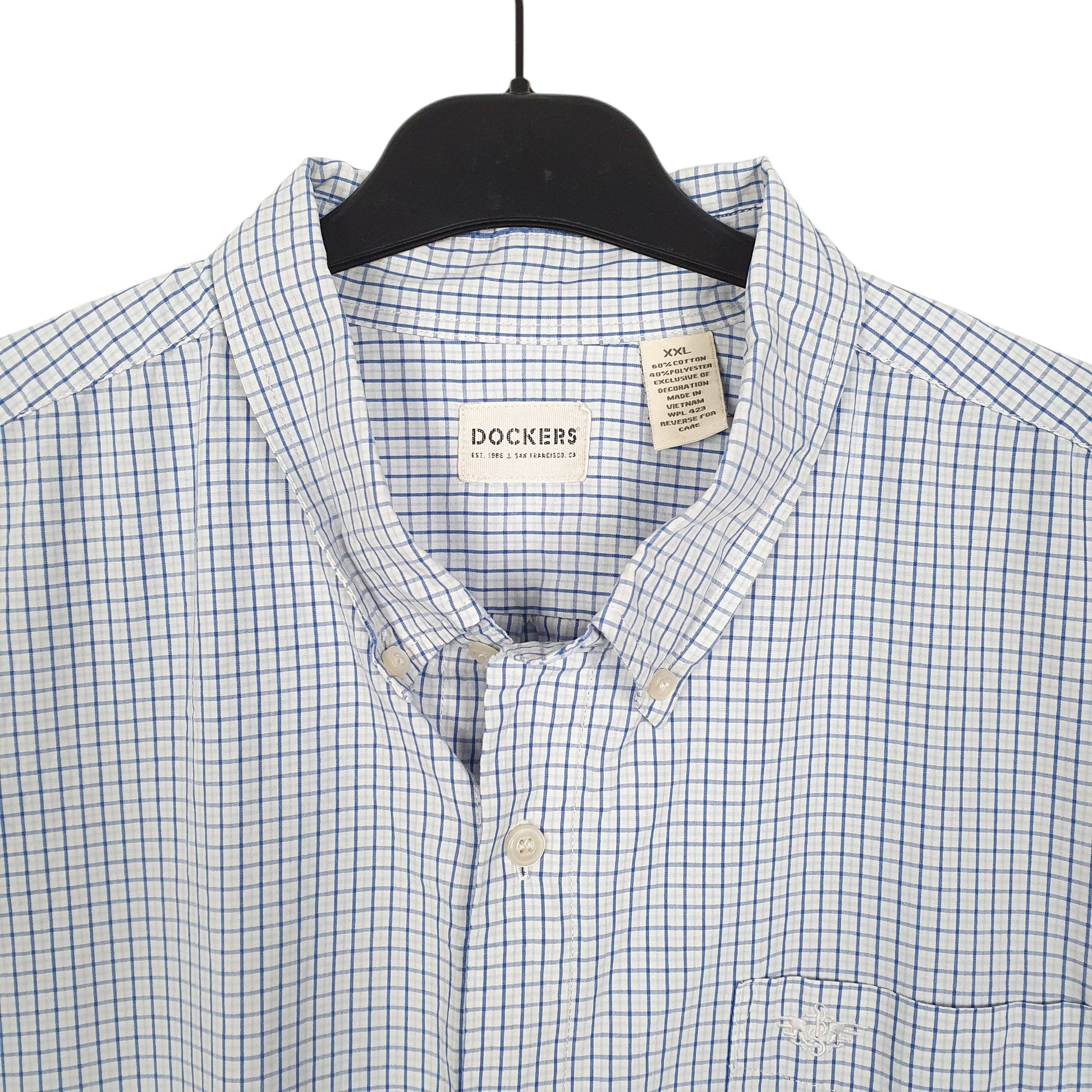 Mens Blue Dockers  Long Sleeve Shirt