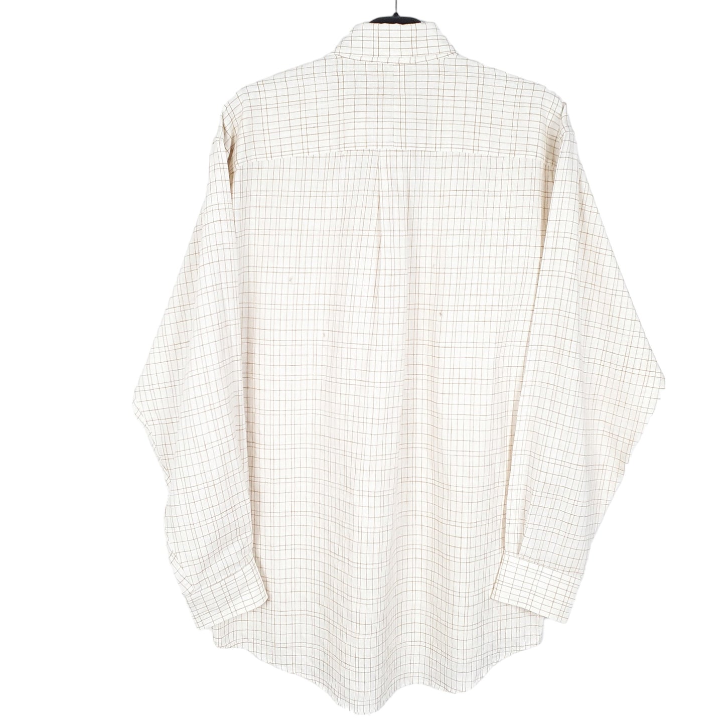 Mens Cream Jos A Bank  Long Sleeve Shirt