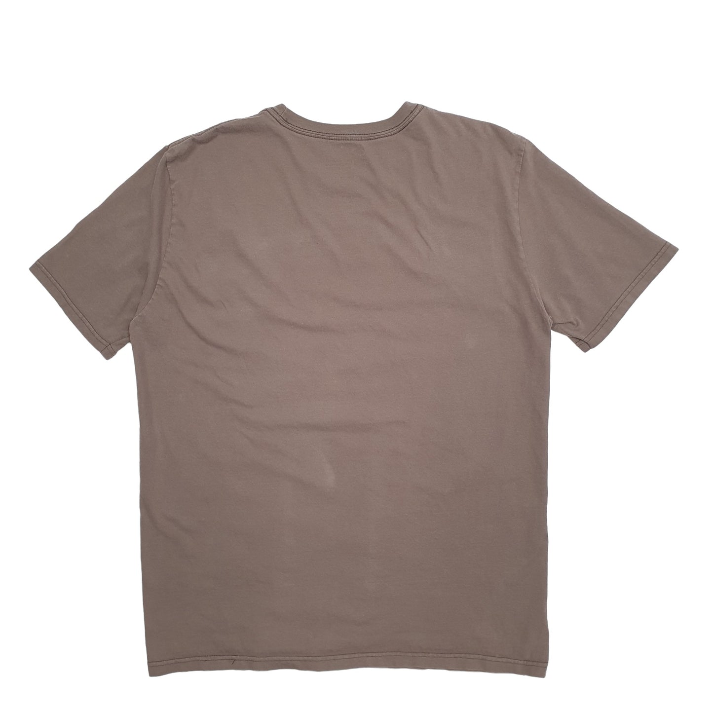 Mens Brown Nike Spellout Short Sleeve T Shirt