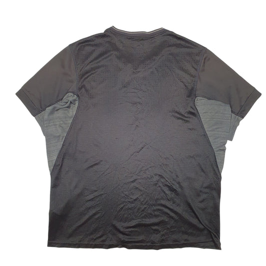 Mens Black Adidas Active Workout Gym Short Sleeve T Shirt