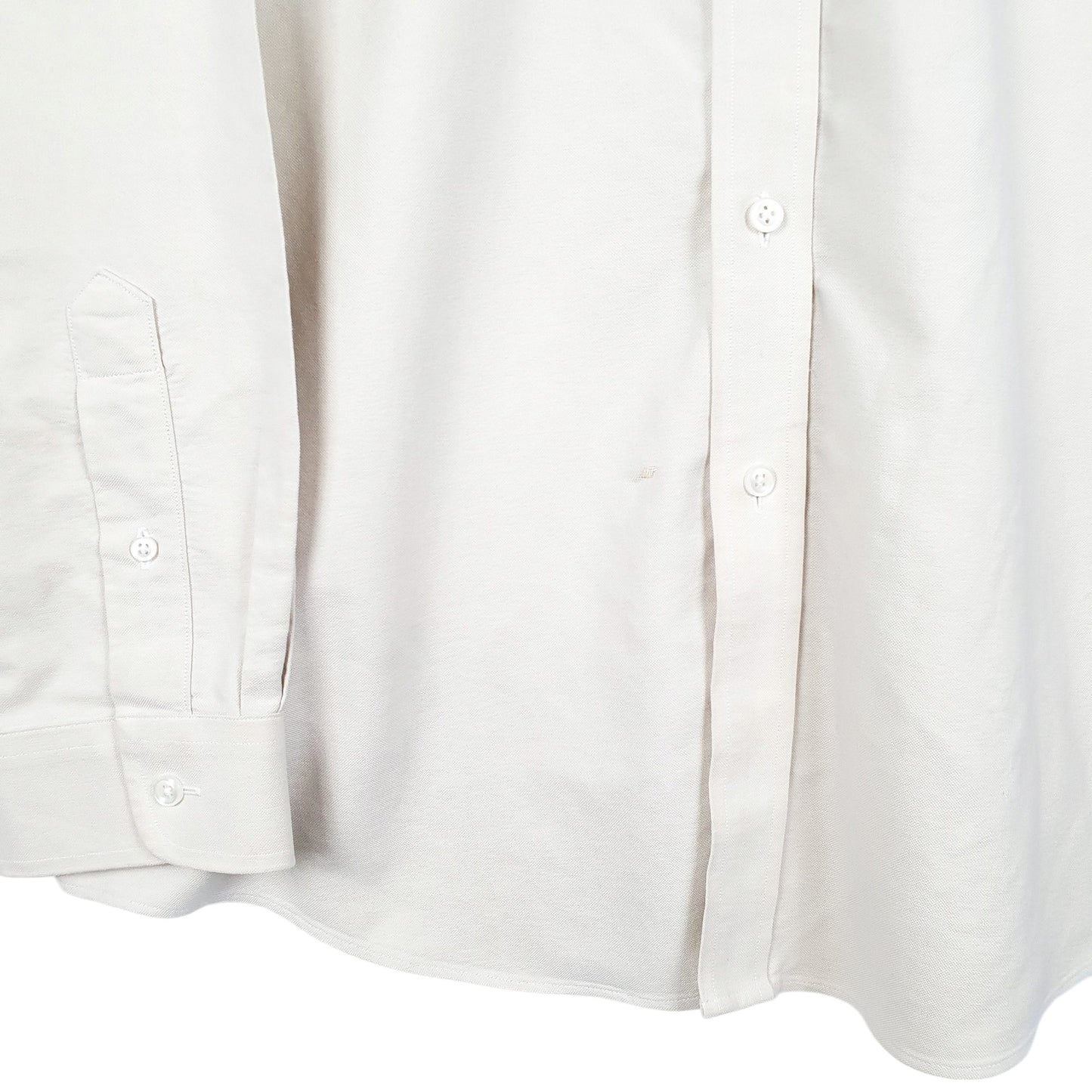 Mens Yellow L.L.Bean Slightly Fitted Oxford Long Sleeve Shirt