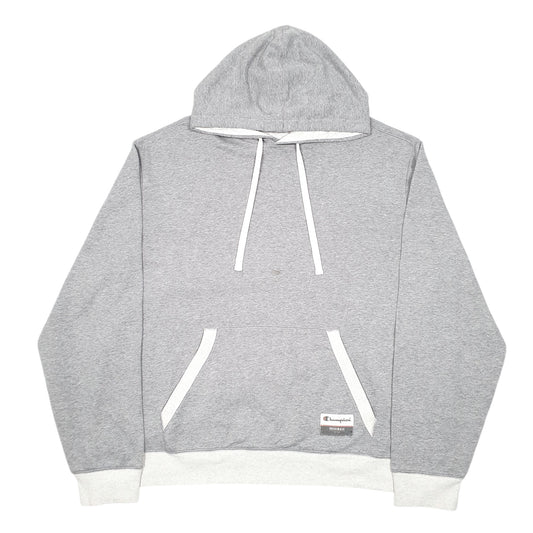 Mens Grey Champion  Hoodie Jumper