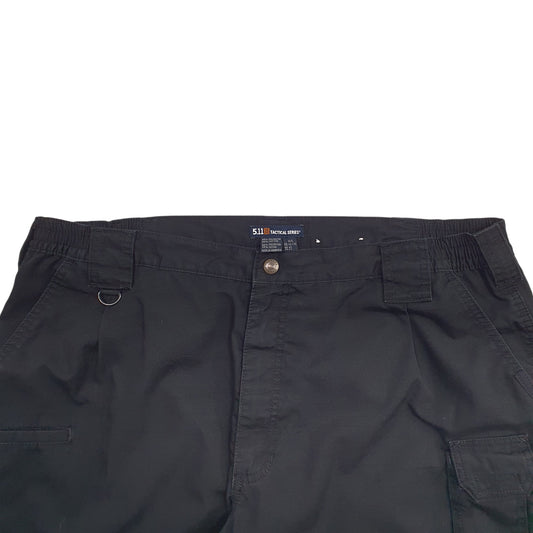 Mens Black 5.11 Tactical Stretch Fit Waist Cargo Trousers