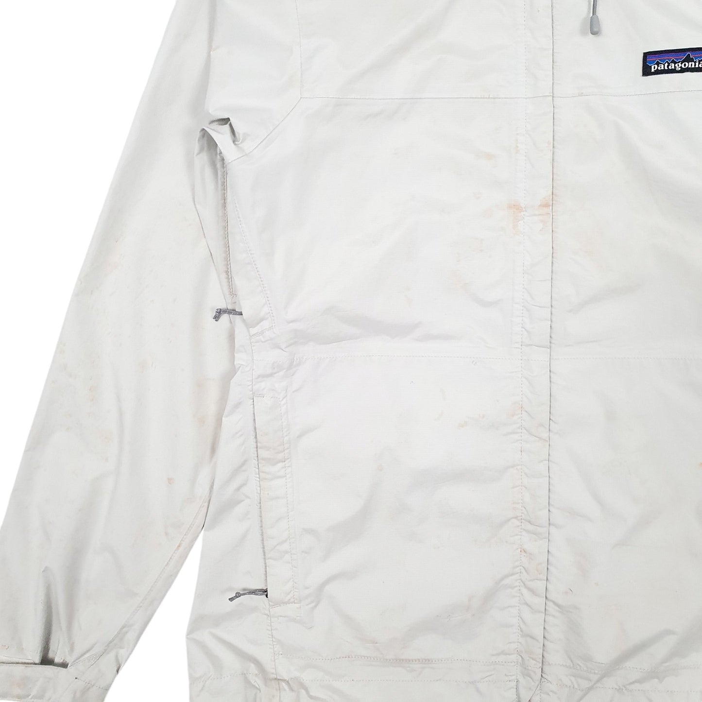 Womens White Patagonia Torrentshell  Coat