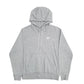 Mens Grey Nike  Hoodie Jumper