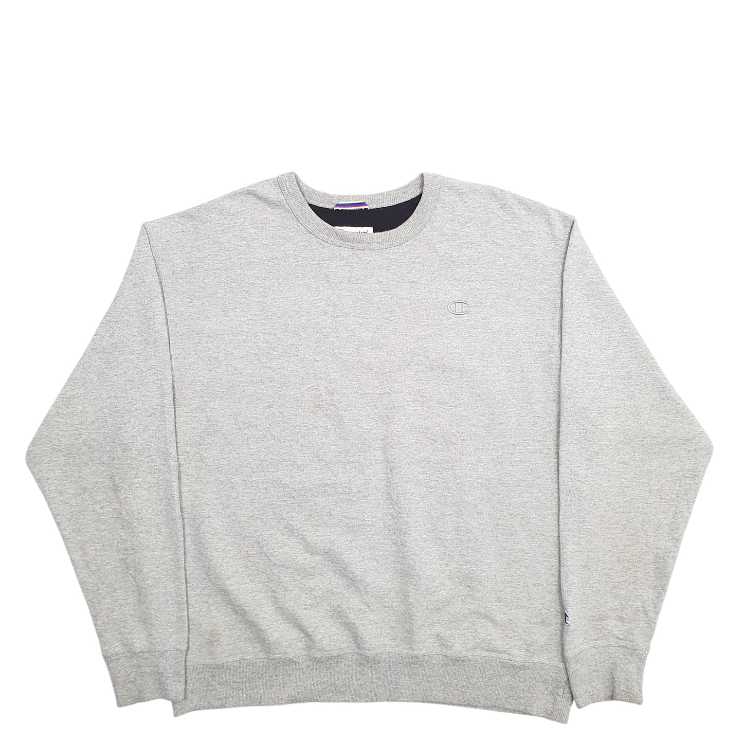 Mens Grey Champion  Crewneck Jumper