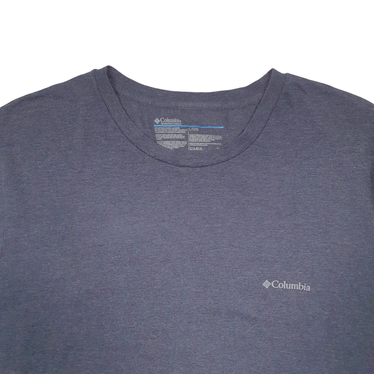 Mens Grey Columbia Sportswear  Short Sleeve T Shirt