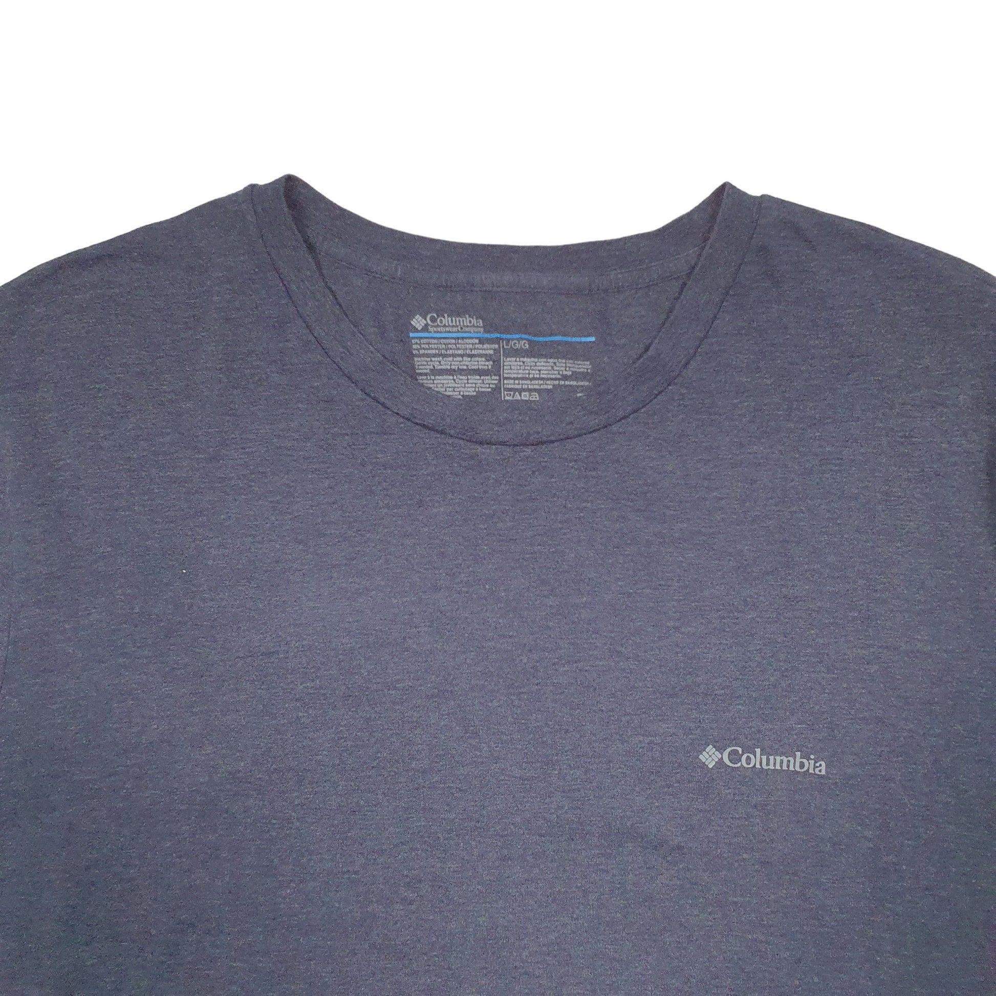 Mens Grey Columbia Sportswear  Short Sleeve T Shirt