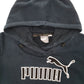 Womens Black Puma  Hoodie Jumper