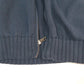 Mens Navy Nautica Spellout Knit Full Zip Jumper