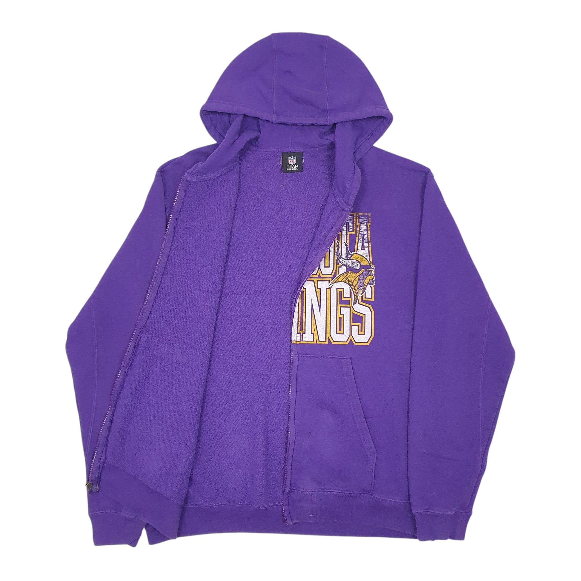Mens Purple NFL Minnesota Vikings Full Zip Jumper