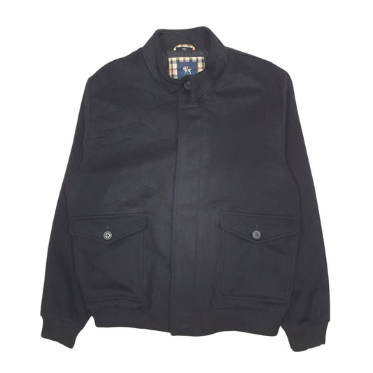 Mens Black Hart Schaffner Marx   Coat