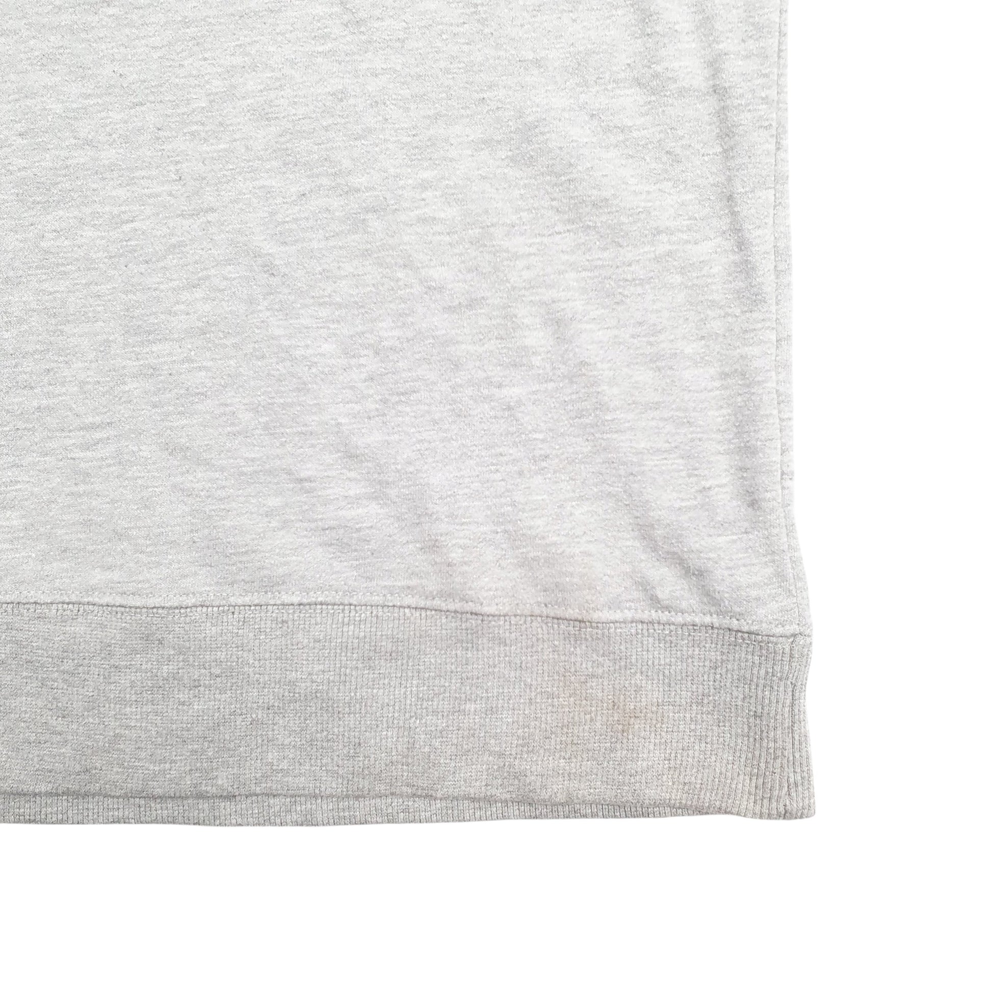 Mens Grey Champion Spellout Crewneck Jumper