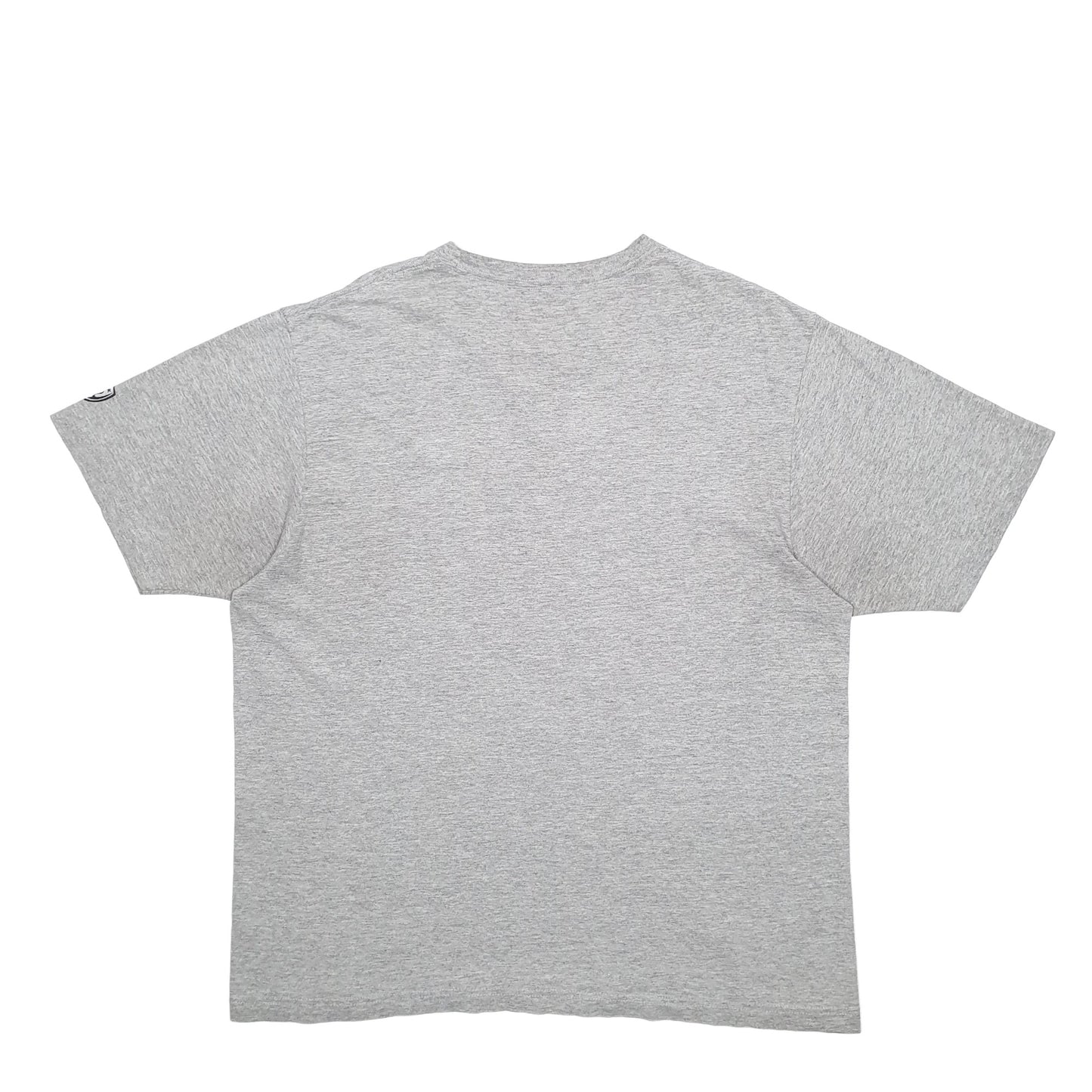 Mens Grey Reebok Spellout Lacross Short Sleeve T Shirt