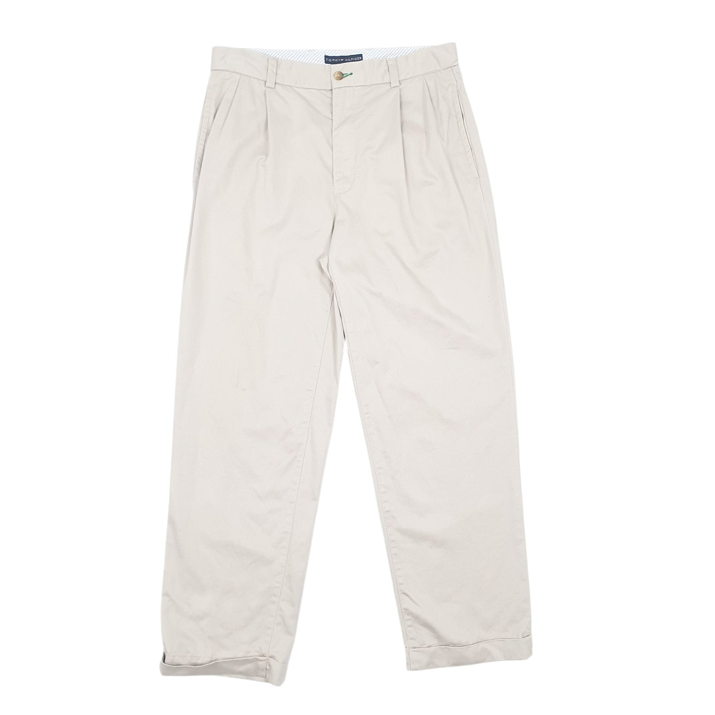 Mens Beige Tommy Hilfiger  Chino Trousers
