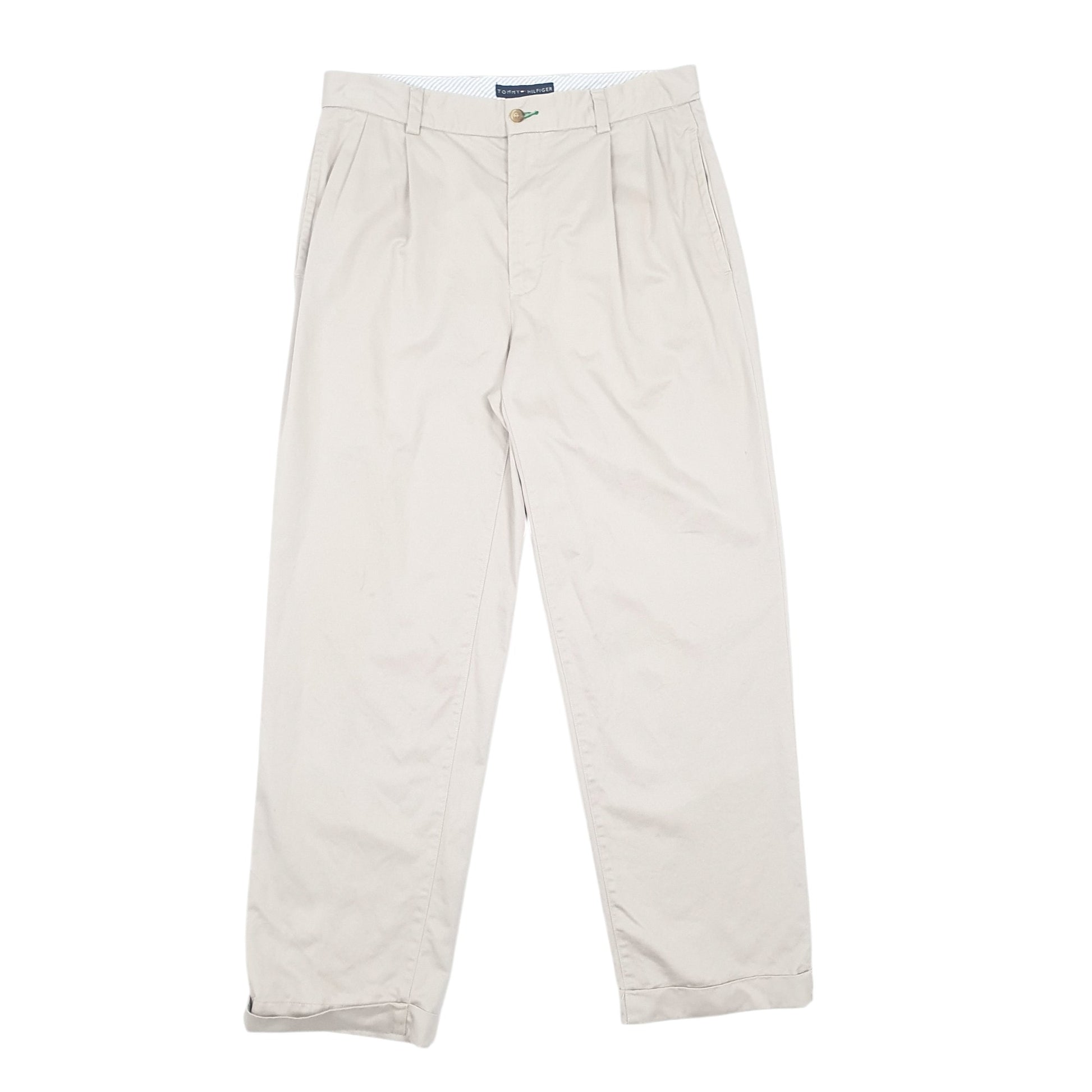 Mens Beige Tommy Hilfiger  Chino Trousers