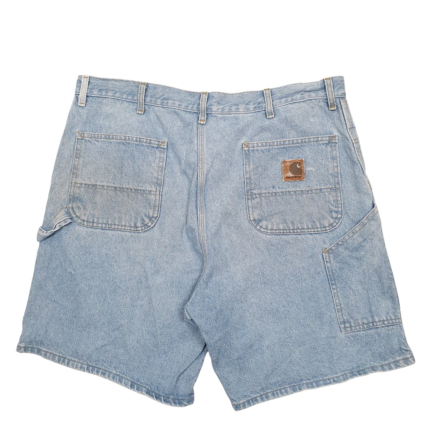Mens Blue Carhartt Workwear B29 STW Carpenter Shorts