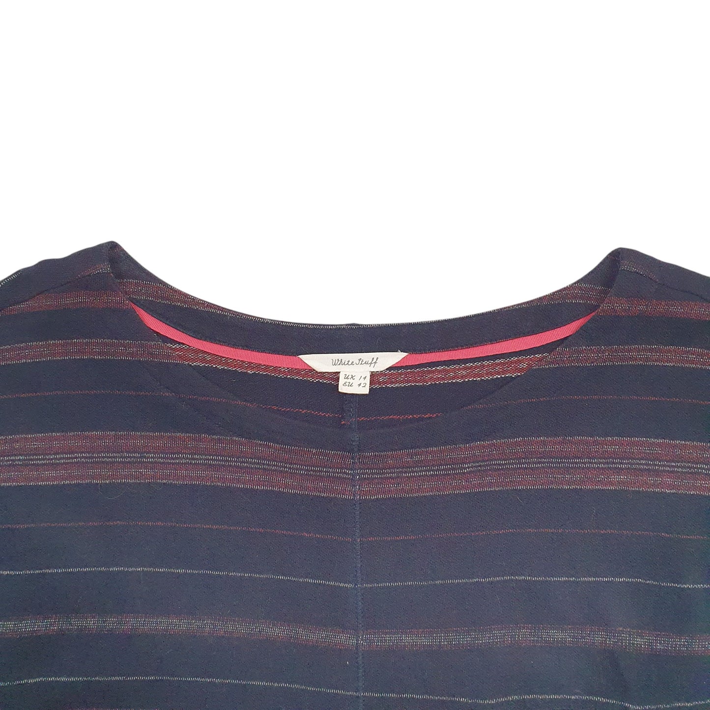 Womens Navy White Stuff  Crewneck Jumper