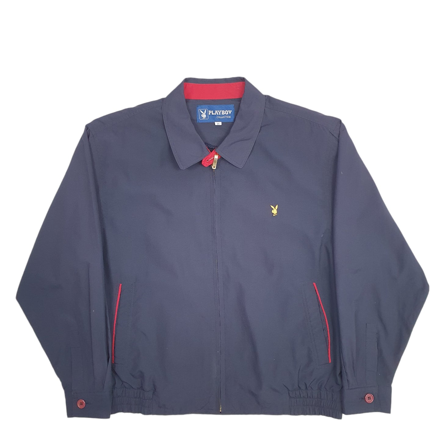 Mens Navy Playboy   Coat