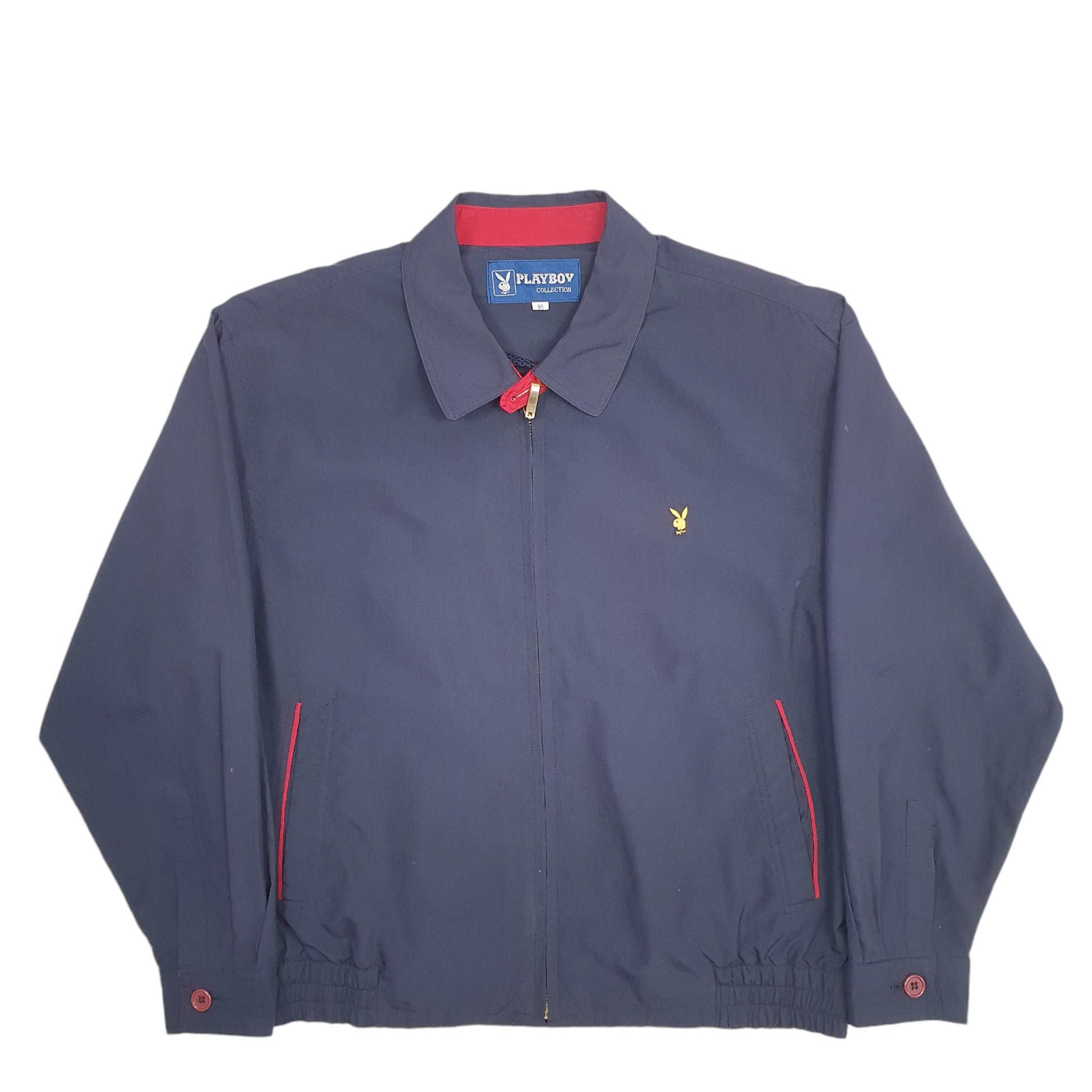Mens Navy Playboy   Coat