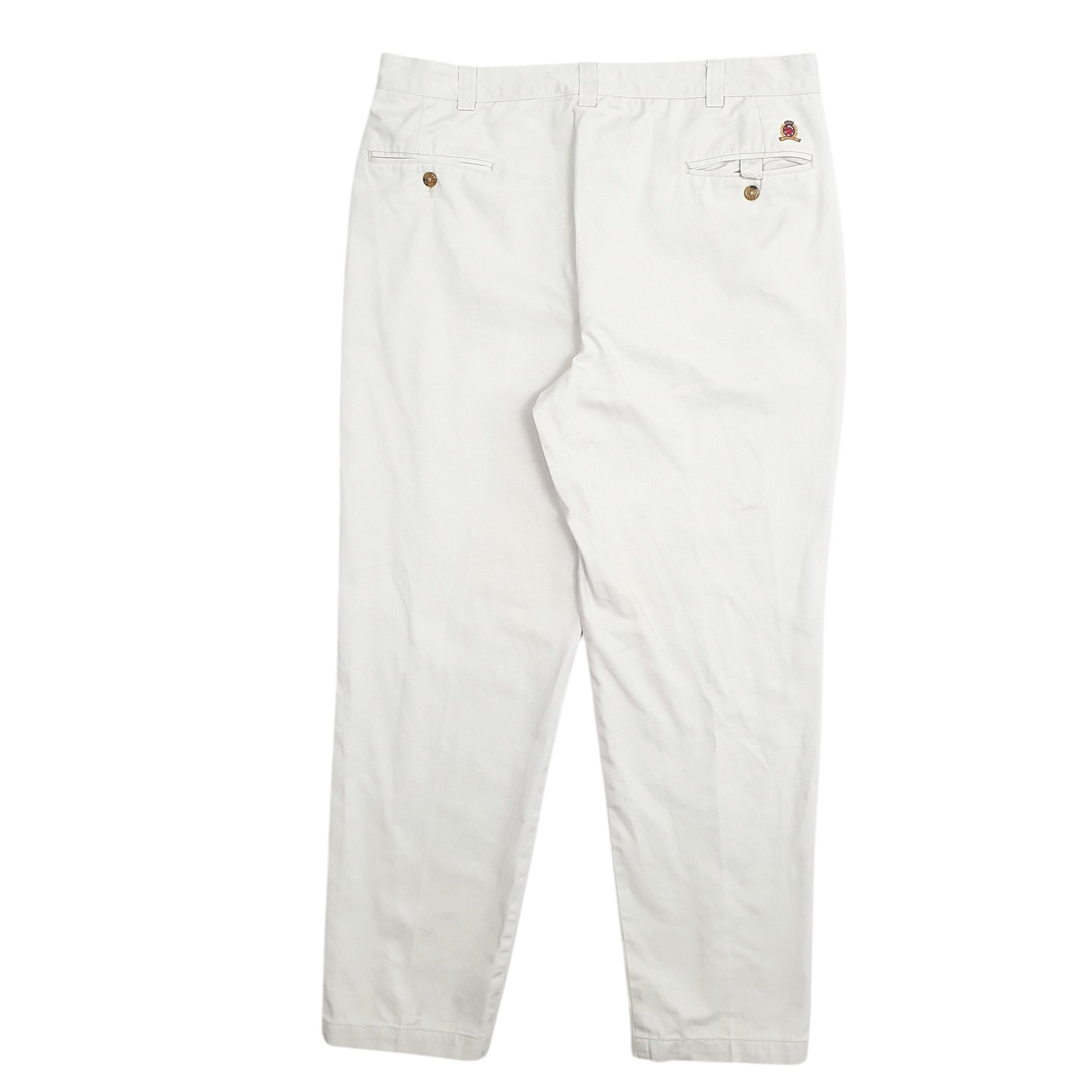 Mens Cream Tommy Hilfiger  Chino Trousers