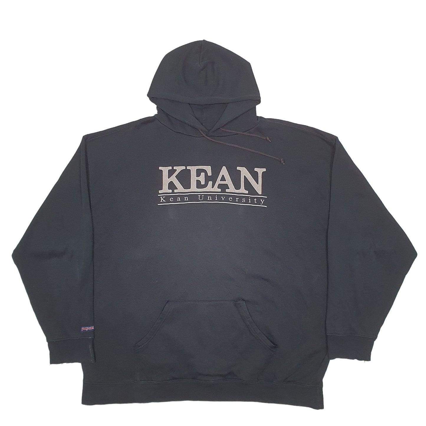Mens Black Jansport Kean University USA College Hoodie Jumper