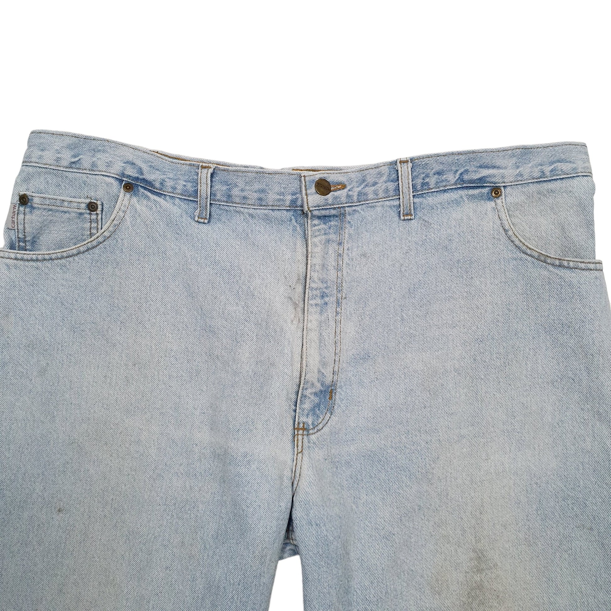 Mens Blue Carhartt Workwear Denim Shorts
