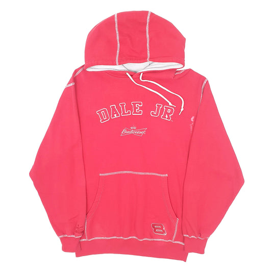 Mens Red Chase Authentics Nascar Dale Jr Budweiser Hoodie Jumper
