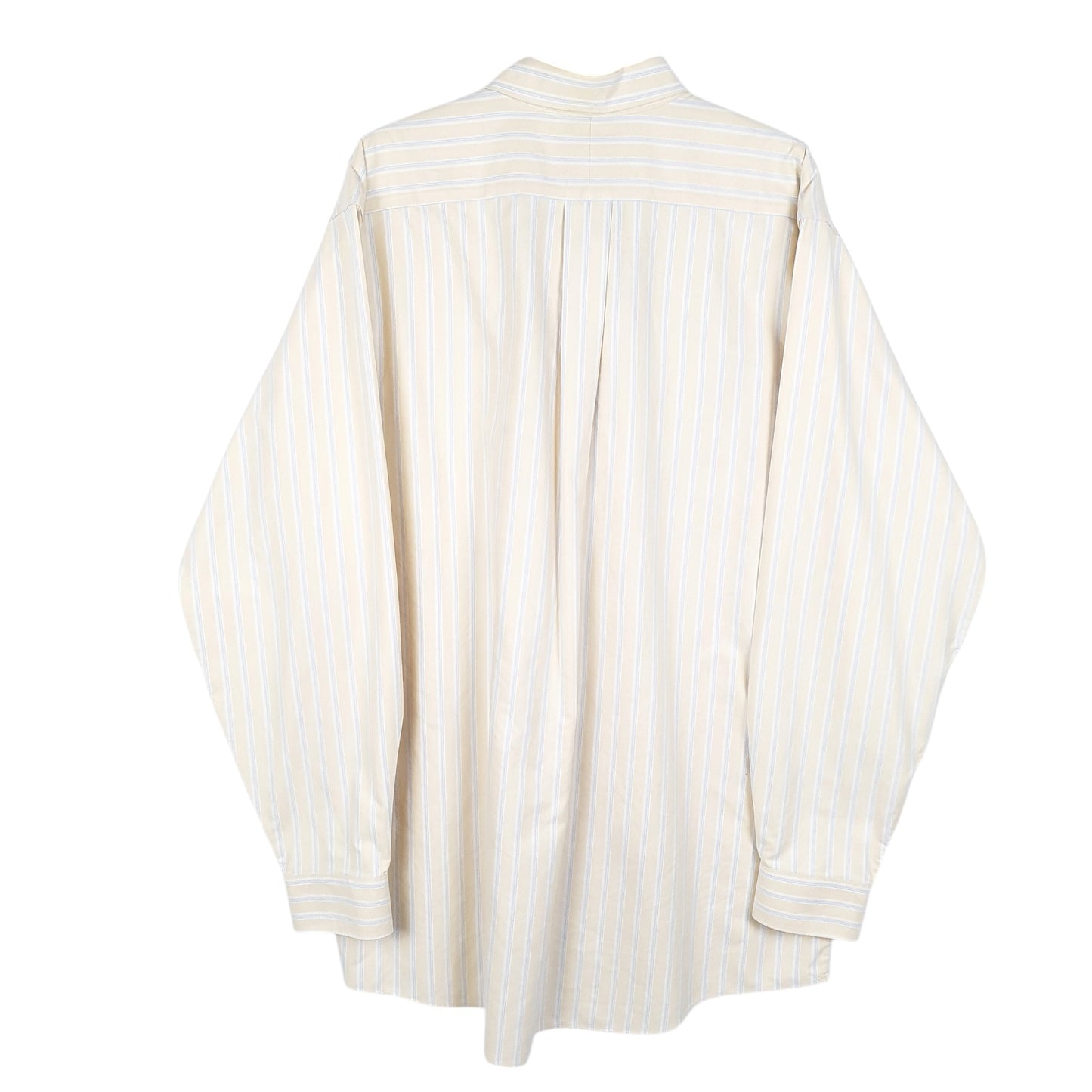 Mens Yellow L.L.Bean Oxford Long Sleeve Shirt