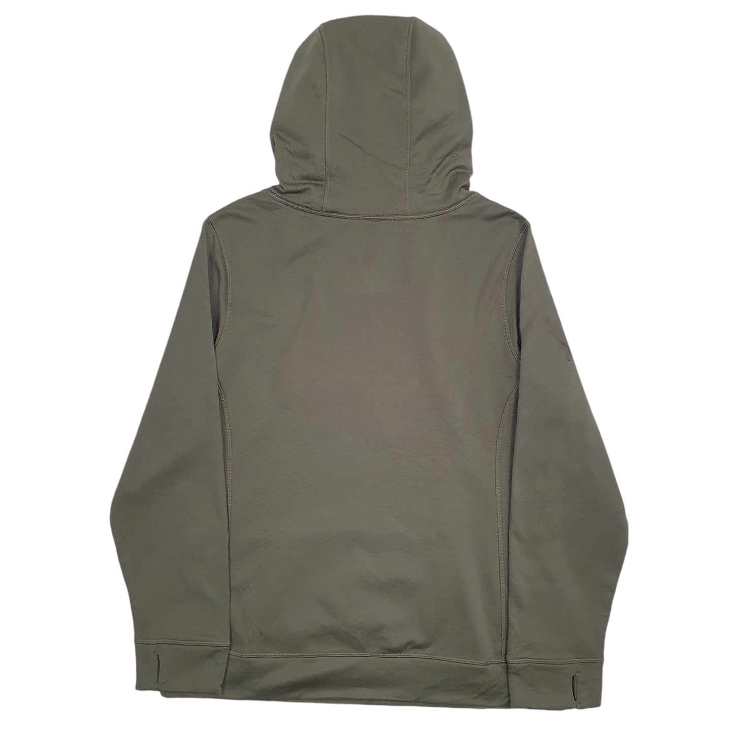 Womens Khaki The North Face Spellout Hoodie Jumper