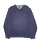 Mens Navy Tommy Hilfiger Knit Crewneck Jumper