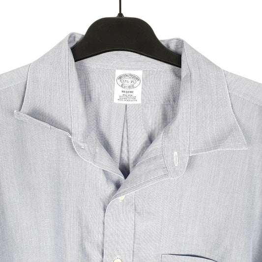 Mens Blue Brooks Brothers Regent Long Sleeve Shirt