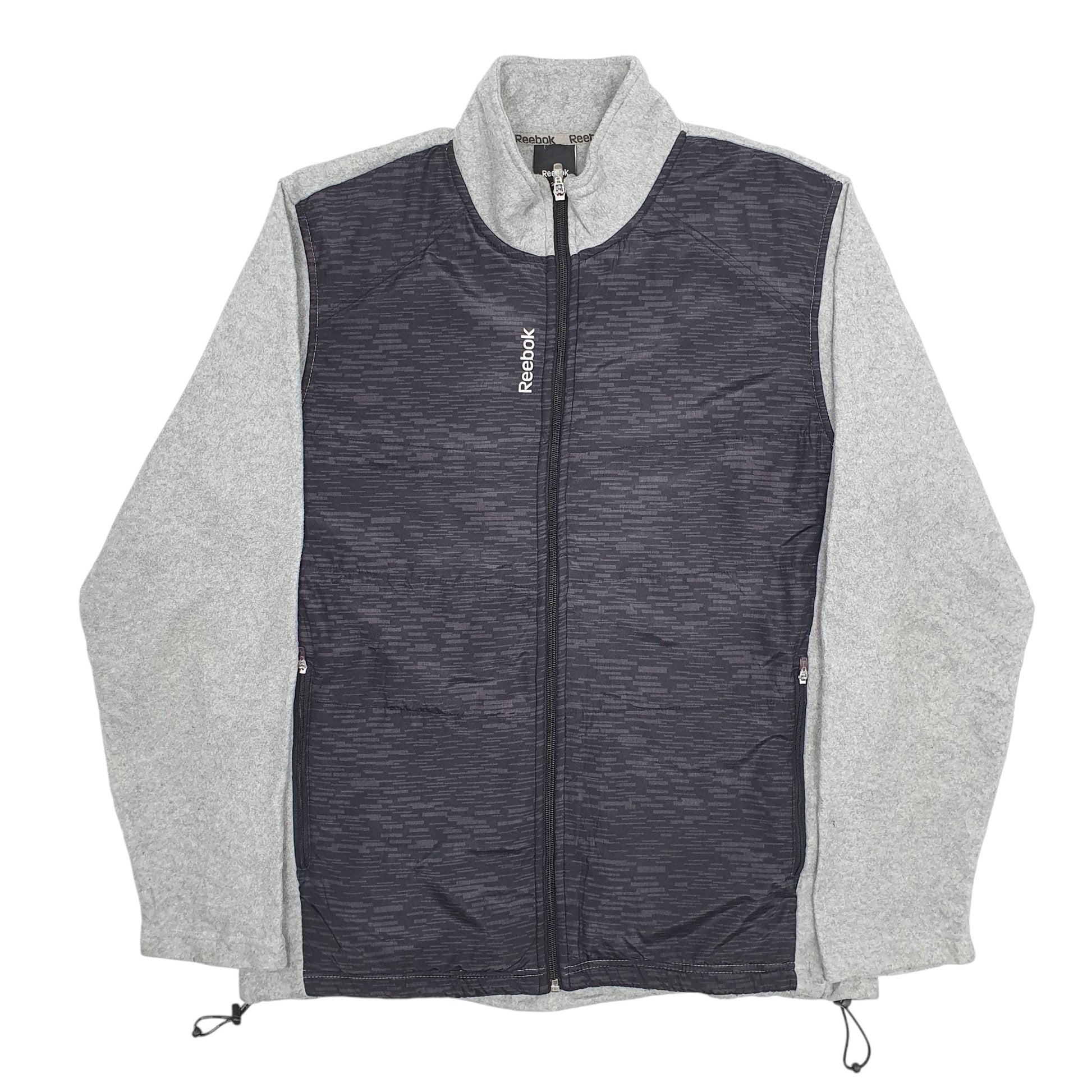 Mens Grey Reebok  Full Zip Jumper