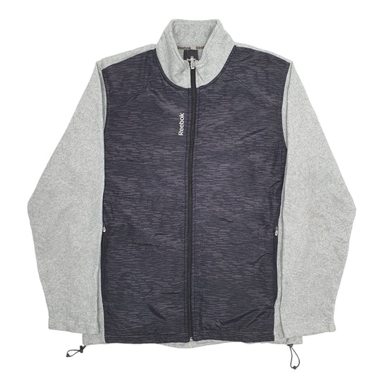 Mens Grey Reebok  Full Zip Jumper