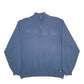 Mens Blue Dickies  Quarter Zip Jumper