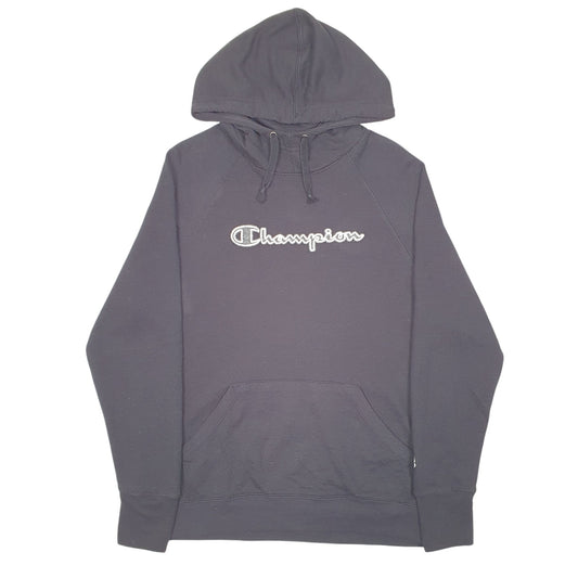 Womens Black Champion  Hoodie Jumper