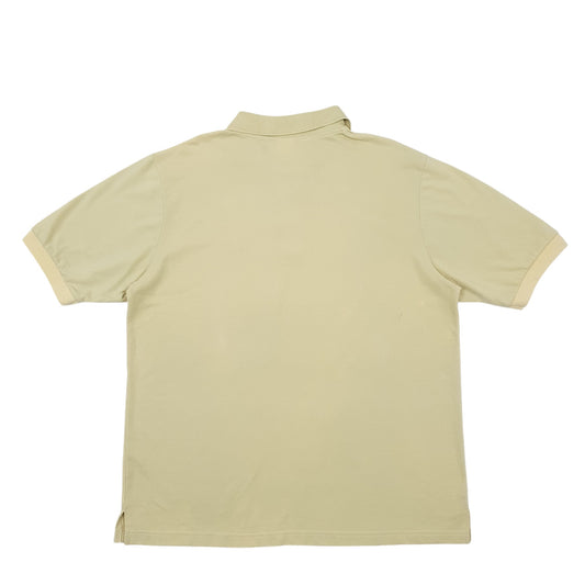 Mens Yellow Lacoste  Short Sleeve Polo Shirt