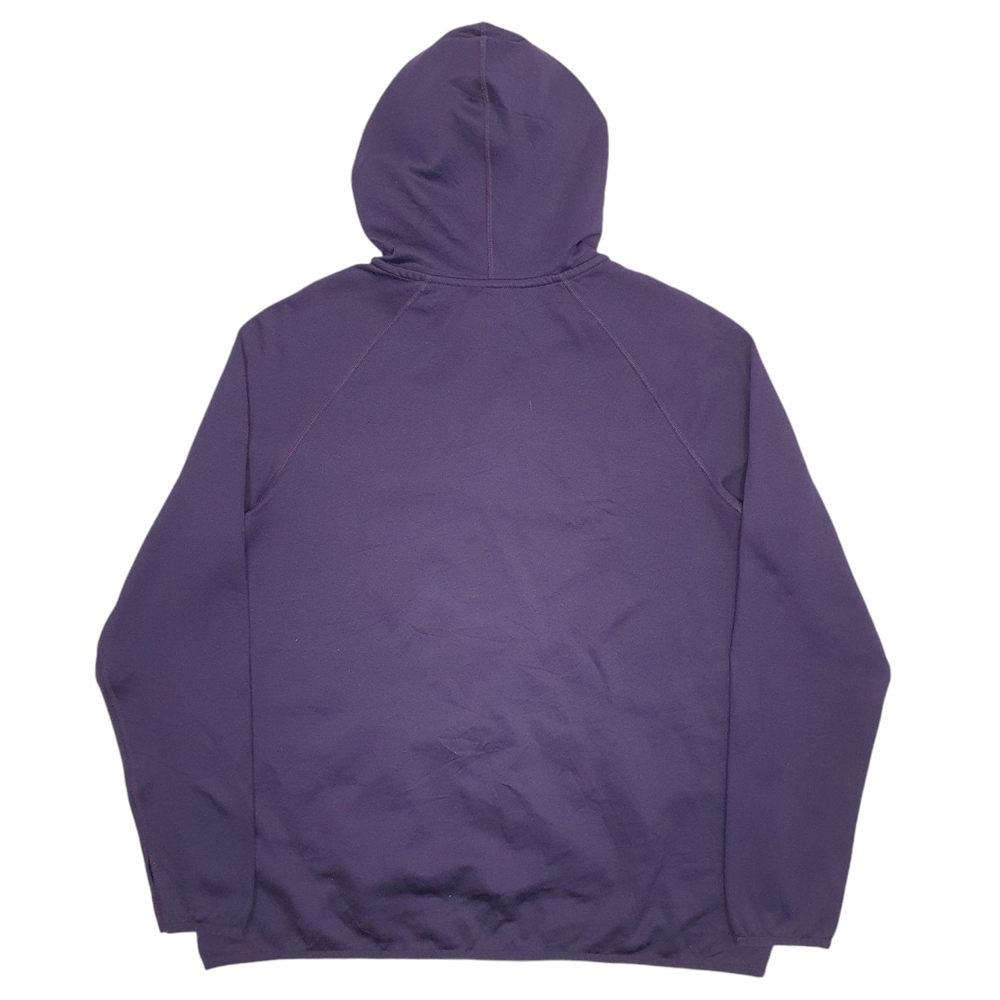 Mens Purple Nike Spellout Dri-Fit Hoodie Jumper