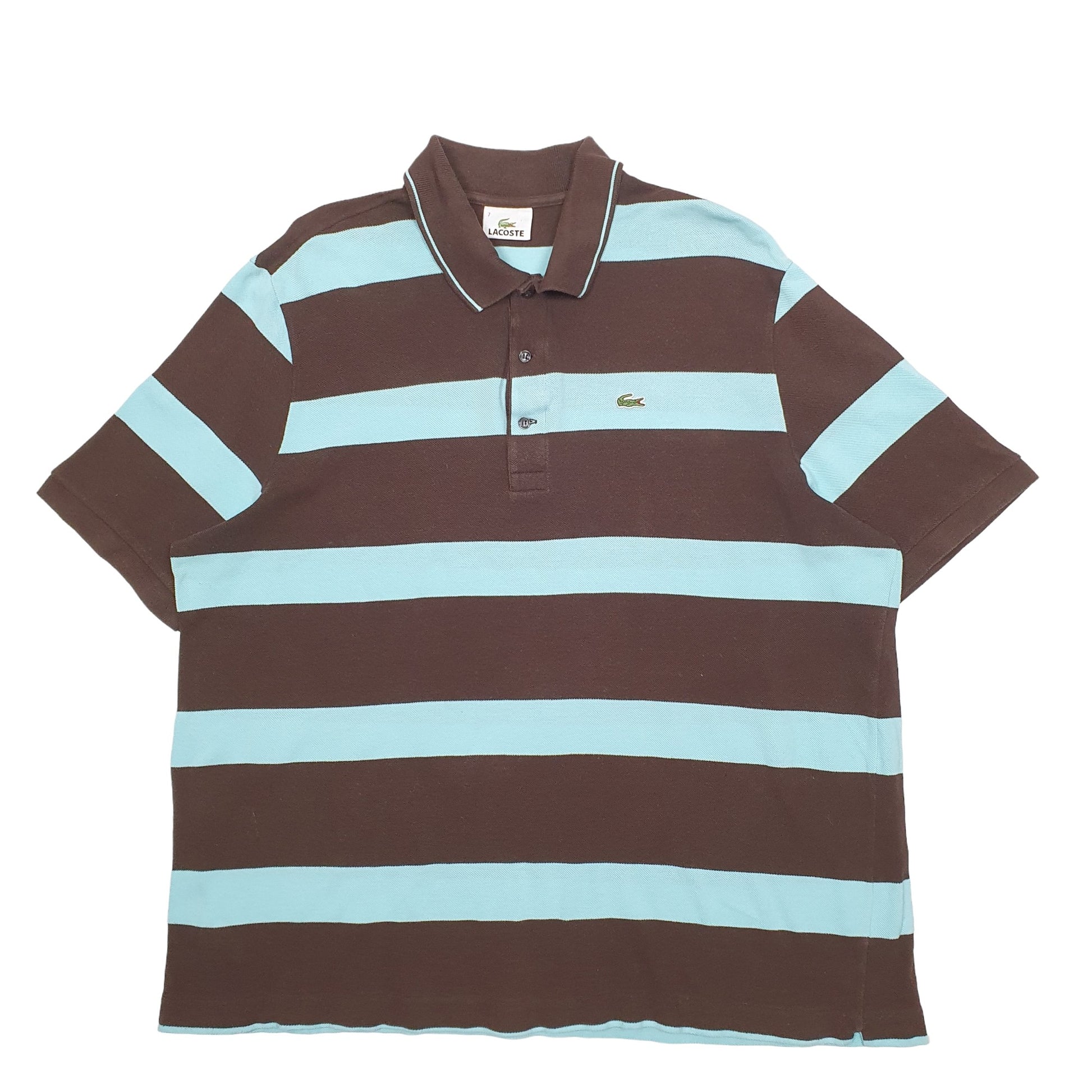Mens Brown Lacoste  Short Sleeve Polo Shirt