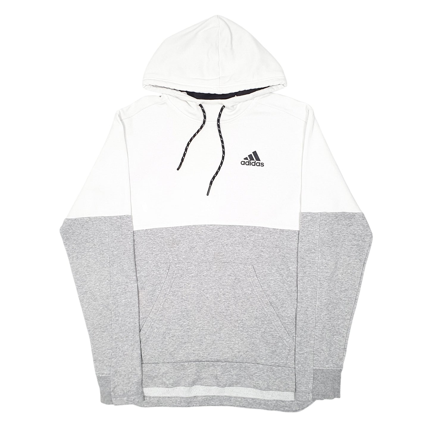 Mens White Adidas  Hoodie Jumper