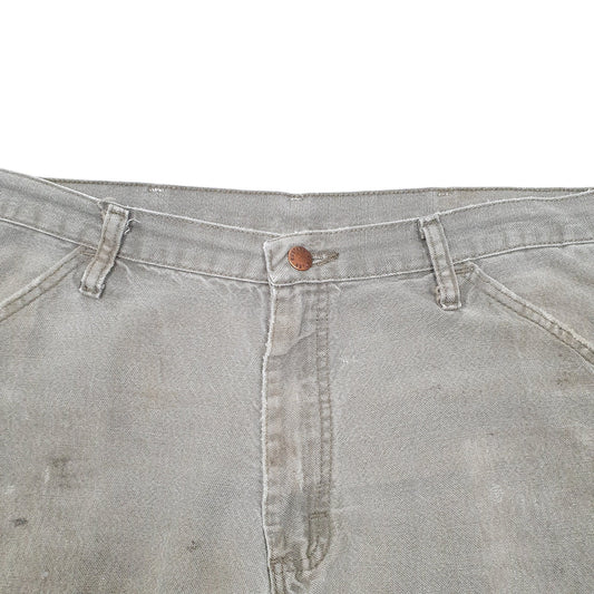 Mens Khaki Rustler Workwear Carpenter Trousers