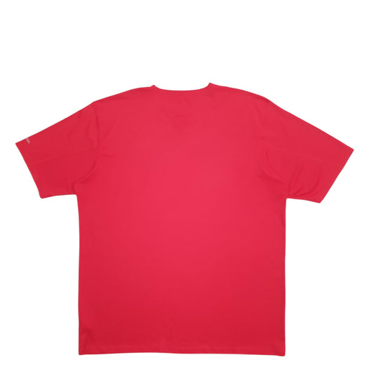 Mens Red Columbia Active Short Sleeve T Shirt